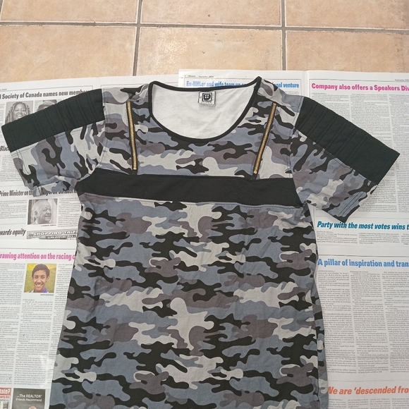 Men's Ploreo Camouflage Tshirt Xl - Picture 2 of 5